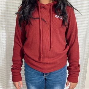 Hollister slim tee with hoodie